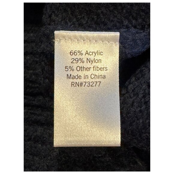 Sonoma Fair Isle Navy Super Soft Sweater Size Small NEW - Picture 6 of 6
